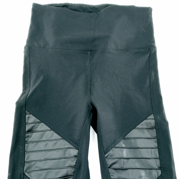 Electric Yoga‎ Black Moto Leggings - Picture 4 of 12